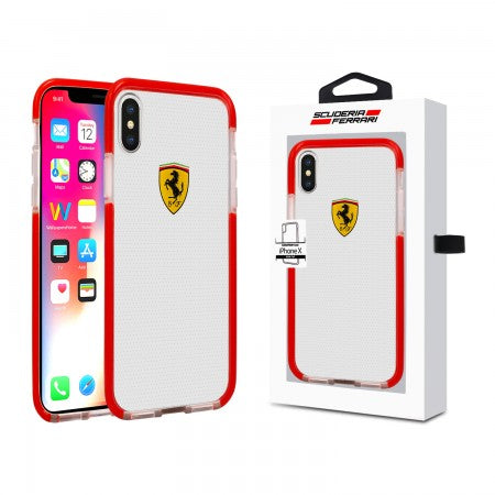Apple IPhone X/Xs -Ferrari Transparent Shock Absorption Case