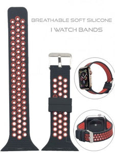Apple Watch Band-Breathable Silicone-For Series 4/3/2/1