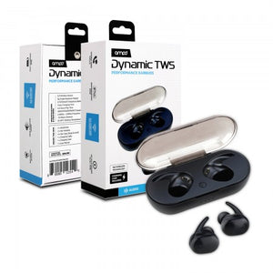 AMPD Dynamic 5.0 TWS Wireless Earbuds-Waterproof-Black