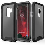 Samsung-Galaxy S9 PLUS-Ion Hybrid Cover w/Tempered Glass Screen Protector