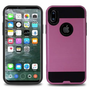 Apple IPhone Xs MAX Slim Brush Metal Case