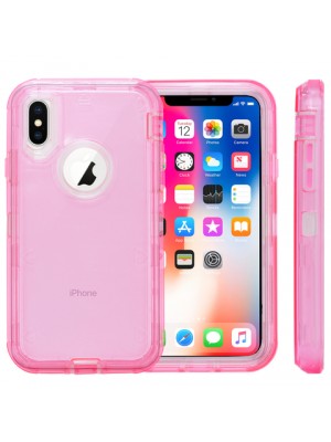 Apple IPhone XR Heavy Duty Full Protection Transparent Case-Solid