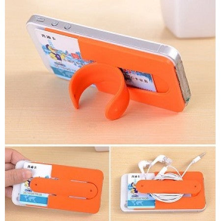 Sleeve-2 in 1 Card Holder w/Cell Phone Stand
