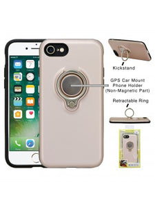 Apple IPhone 8/7/6/ SE(2020)- Magnetic Phone Holder Case w/Ring Kickstand