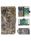 Apple IPhone 8/7/6 PLUS -Design Leather Wallet w/Card Slot-Camo