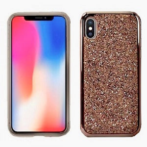 Apple IPhone X/Xs -Hybrid Chrome Rhinestone Case