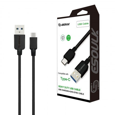 10 Ft USB Heavy Duty Cable-Type C