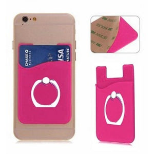 Pocket Pouch Card Holder w/Ring