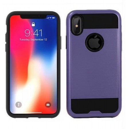 Apple IPhone Xs MAX Slim Brush Metal Case