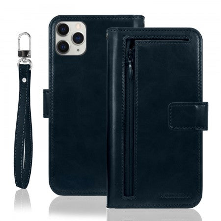 Apple IPhone XR ModeBlu Detachable Wallet Case-Navy