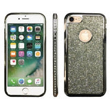 Apple IPhone 8/7/6 -Full Jewels Case w/Jewels Bumper