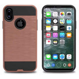 Apple IPhone X/Xs Slim Brush Metal Case