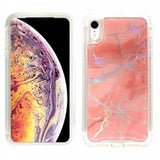 Apple IPhone XR Heavy Duty Marbleized Protective Case