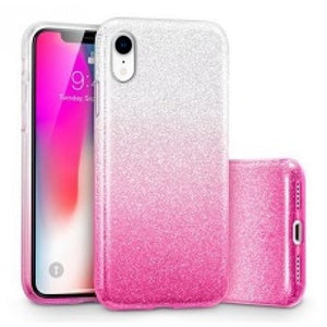 Apple IPhone XR Glitter 2 Tone Case