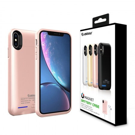 Apple IPhone Xs MAX Power Battery Case 4000mAh w/Magnetic Kickstand