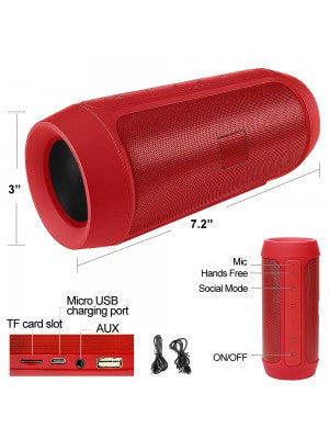 Charge 2+ Portable Wireless Bluetooth Speaker w/6000 mAh Battery