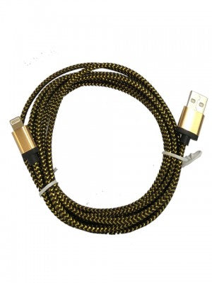 Bling Bling Nylon Braided USB Charging Cable-For IPhones-9 FT
