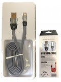 Flat Noodle Braided Woven Fast Charging Lightning USB Cable-For IPhones