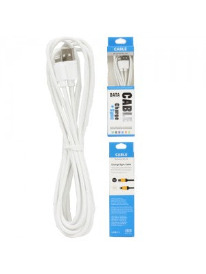 Heavy Duty Cable For IPhones-9 FT-White
