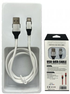 Heavy Duty Braided Woven Fast Charging Lightning USB Cable