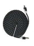 Extra-Long Nylon Corded Cable Micro USB For Android Products-9 FT