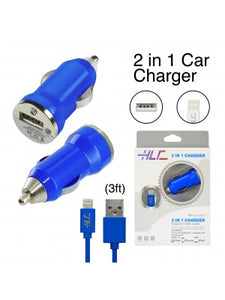 2 in 1 Car Charger-Compatible With IPhones-3'