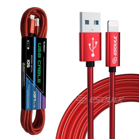 USB Cable For IPhones-10 FT