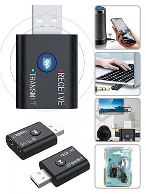 USB Mini Wireless Bluetooth Receiver And Transmit Adapter-Black