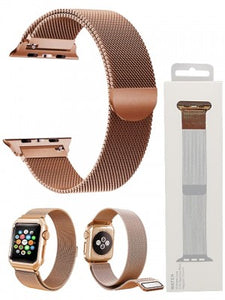 Apple Watch Band-Stainless Steel w/Magnetic Closure-For Series 4/3/2/1  38-40mm