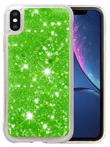 Apple IPhone X/Xs Floating Sparkle Glitter Protective TPU Case
