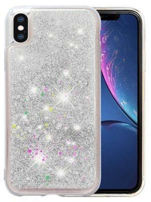 Apple IPhone X/Xs Floating Sparkle Glitter Protective TPU Case