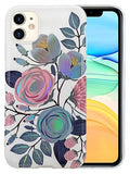 Apple IPhone 11 -Plating Flower Silicone Case w/Laser Effect