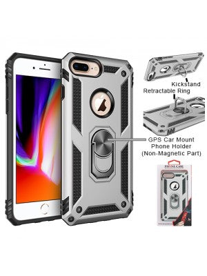 Apple IPhone 8/7/6 PLUS -Magnetic Car Mount Case w/Kickstand Ring