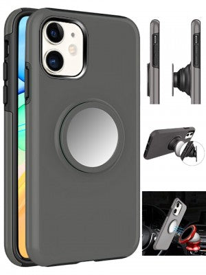 Apple IPhone 11 -Rubberized Magnetic Case w/Pop Kickstand