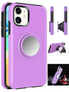 Apple IPhone 11 -Rubberized Magnetic Case w/Pop Kickstand