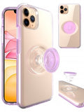 Apple IPhone 11 PRO-Clear Soft TPU Case w/Kickstand