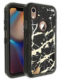 Apple IPhone XR Heavy Duty Marbleized Protective Case