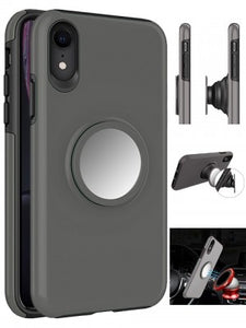 Apple IPhone XR Rubberized Magnetic Case w/Pop Kickstand