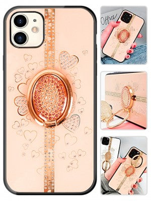 Apple IPhone 11 -Bling Sparkle Case w/Kickstand Ring