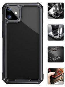 Apple IPhone 11 -Hard PC + Flexible Frame(Shock Absorbing) Pro Case