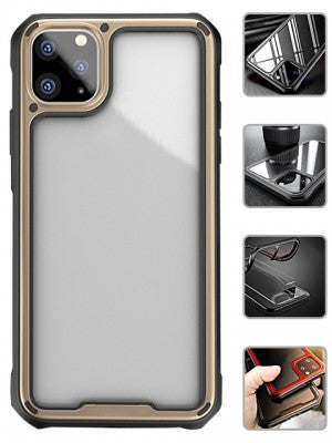 Apple IPhone 11 PRO -Hard PC + Flexible Frame(Shock Absorbing) Pro Case