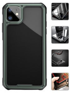 Apple IPhone 11 -Hard PC + Flexible Frame(Shock Absorbing) Pro Case