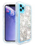 Apple IPhone 11 PRO-Heavy Duty Transparent Protective Floating Glitter Case