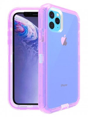 Apple IPhone 11 PRO-Full Protection Heavy Duty Transparent Case-Solid
