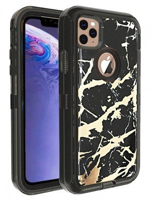 Apple IPhone 11 PRO-Heavy Duty Marbleized Protective Case