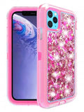 Apple IPhone 11 PRO-Heavy Duty Transparent Protective Floating Glitter Case