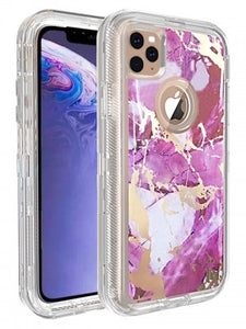 Apple IPhone 11 PRO-Heavy Duty Marbleized Protective Case