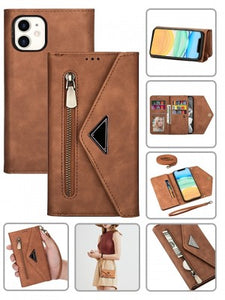 Apple IPhone 11 -2 In 1 Leather Wallet Case w/7 Credit Card Slots