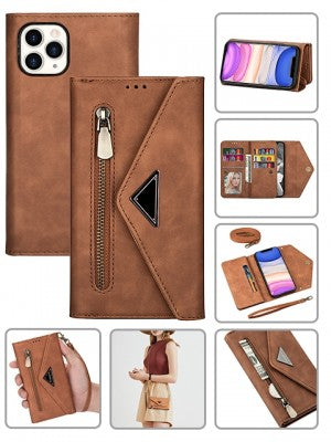 Apple IPhone 11 PRO -2 In 1 Leather Wallet Case w/7 Credit Card Slots