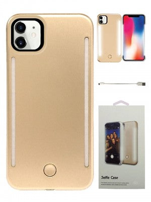 Apple IPhone 11 -Dual Light-Up (Front & Back) Illuminated Selfie Case